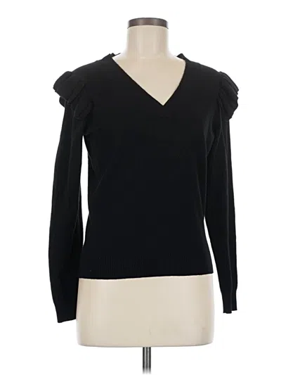 Pre-owned Truth By Republic Pullover Sweater In Black