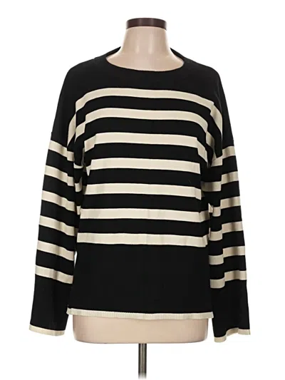 Pre-owned Truth By Republic Pullover Sweater In Black