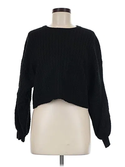 Pre-owned Truth By Republic Pullover Sweater In Black
