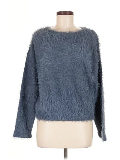 Pre-owned Truth By Republic Pullover Sweater In Blue