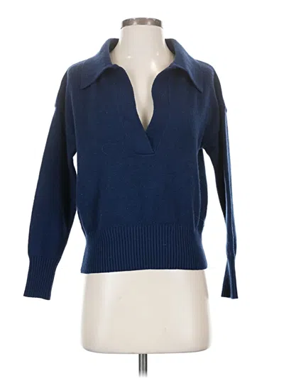 Pre-owned Truth By Republic Pullover Sweater In Blue