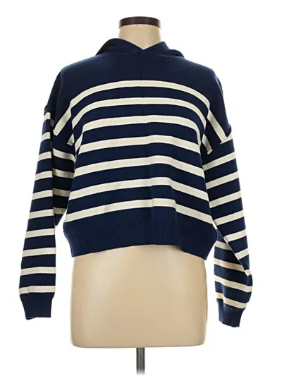 Pre-owned Truth By Republic Pullover Sweater In Blue