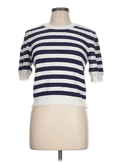 Pre-owned Truth By Republic Pullover Sweater In Blue