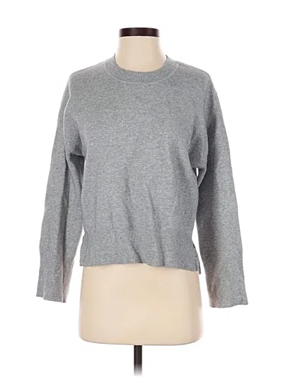 Pre-owned Truth By Republic Pullover Sweater In Gray