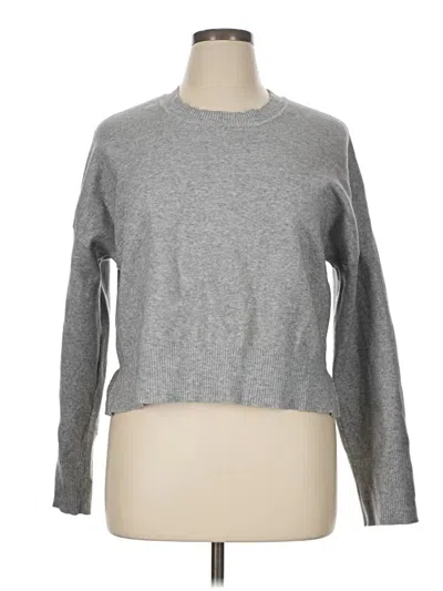 Pre-owned Truth By Republic Pullover Sweater In Gray