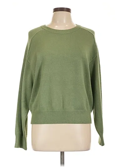 Pre-owned Truth By Republic Pullover Sweater In Green
