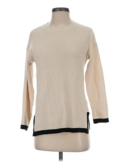 Pre-owned Truth By Republic Pullover Sweater In Ivory