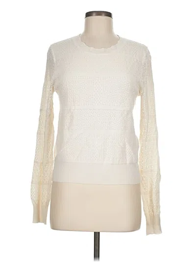 Pre-owned Truth By Republic Pullover Sweater In Ivory