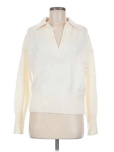 Pre-owned Truth By Republic Pullover Sweater In Ivory