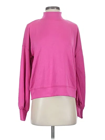 Pre-owned Truth By Republic Pullover Sweater In Pink