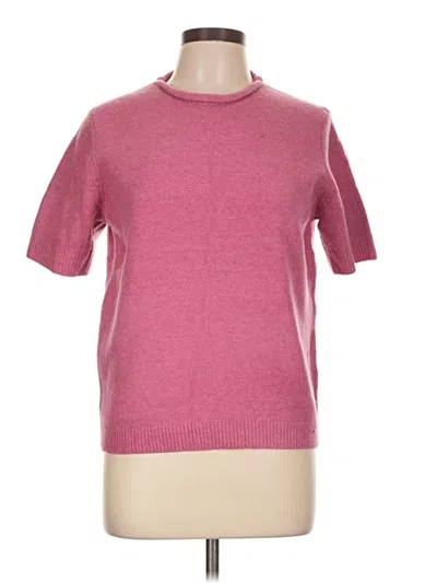 Pre-owned Truth By Republic Pullover Sweater In Pink