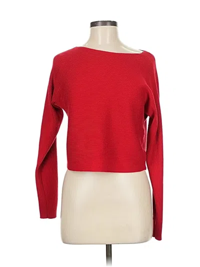 Pre-owned Truth By Republic Pullover Sweater In Red