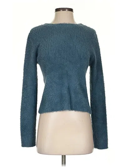 Pre-owned Truth By Republic Pullover Sweater In Teal