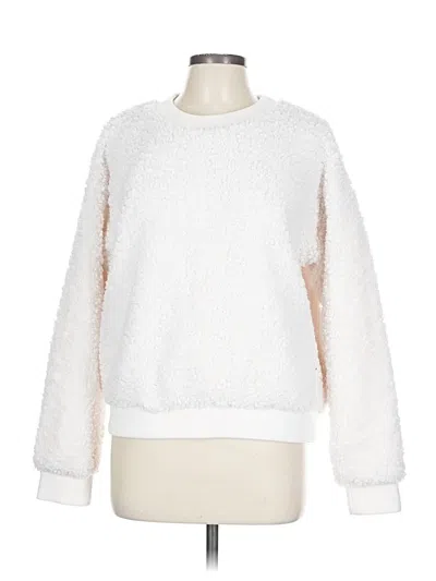 Pre-owned Truth By Republic Pullover Sweater In White