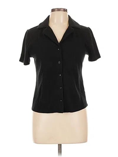 Pre-owned Truth By Republic Short Sleeve Polo Shirt In Black