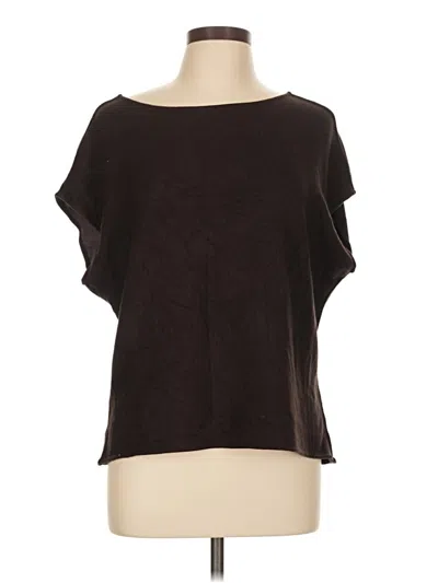 Pre-owned Truth By Republic Short Sleeve T-shirt In Brown