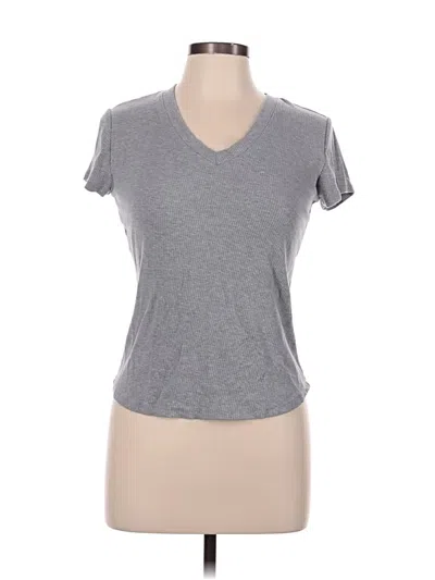 Pre-owned Truth By Republic Short Sleeve T-shirt In Gray