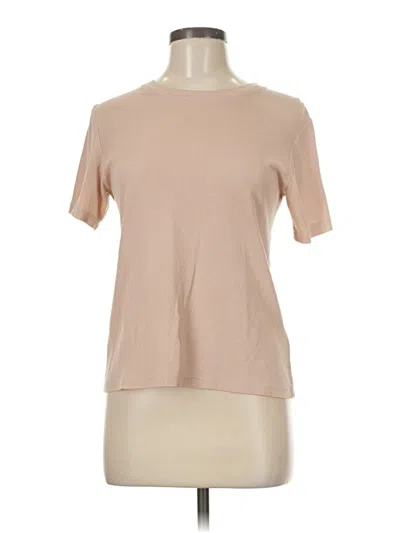 Pre-owned Truth By Republic Short Sleeve T-shirt In Tan