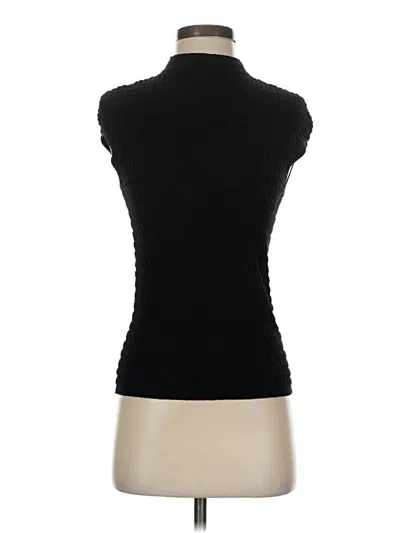 Pre-owned Truth By Republic Sleeveless Top Black Turtleneck Tops