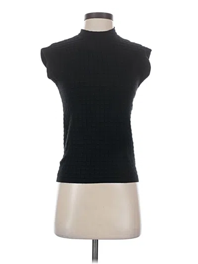Pre-owned Truth By Republic Sleeveless Top Black Turtleneck Tops