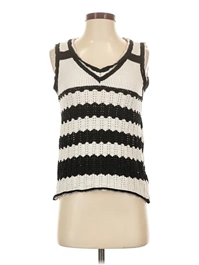 Pre-owned Truth By Republic Sweater Vest In Ivory