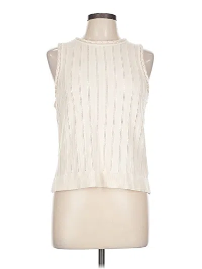 Pre-owned Truth By Republic Sweater Vest In White