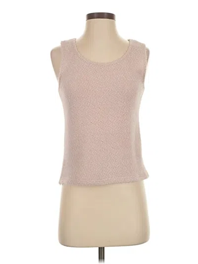 Pre-owned Truth By Republic Tank Top Pink Strapless Neckline Tops