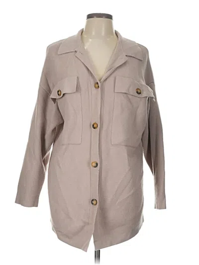 Pre-owned Truth By Republic Trenchcoat In Brown