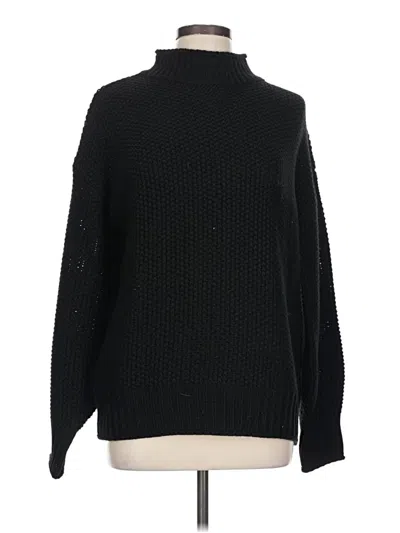 Pre-owned Truth By Republic Turtleneck Sweater In Black