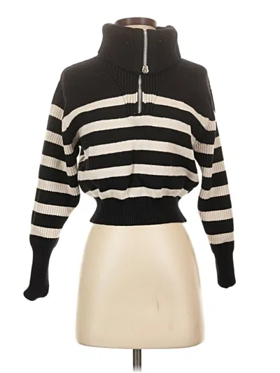 Pre-owned Truth By Republic Turtleneck Sweater In Black