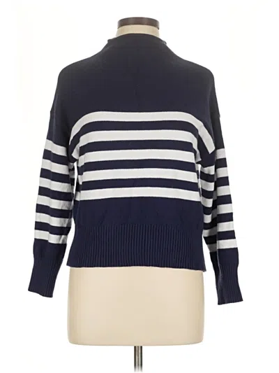 Pre-owned Truth By Republic Turtleneck Sweater In Blue