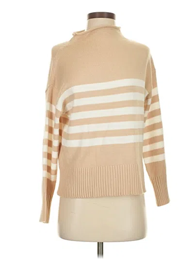 Pre-owned Truth By Republic Turtleneck Sweater In Brown