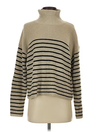 Pre-owned Truth By Republic Turtleneck Sweater In Brown