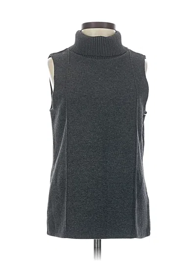 Pre-owned Truth By Republic Turtleneck Sweater In Gray