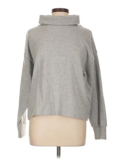 Pre-owned Truth By Republic Turtleneck Sweater In Gray