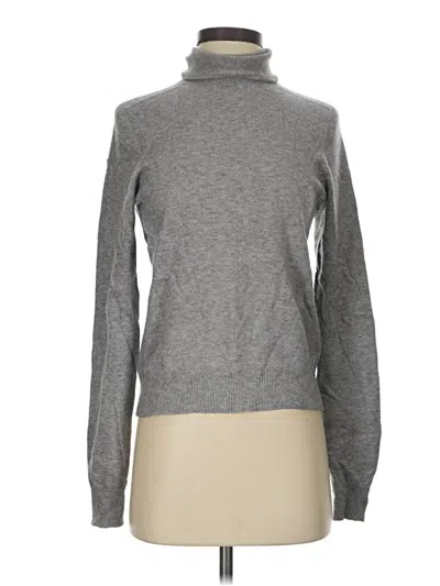 Pre-owned Truth By Republic Turtleneck Sweater In Gray
