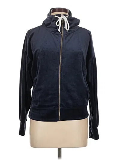 Pre-owned Truth By Republic Zip Up Hoodie In Blue