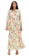 Shop Truth City Maxi Dress Floral Print Eggshell Multi