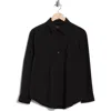 Truth Drop Shoulder Button-up Shirt In Black