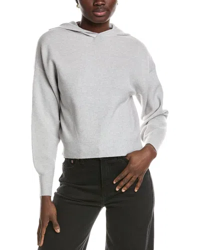 TRUTH DROPPED-SHOULDER RIBBED HOODIE