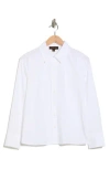 Truth Fitted Button-up Shirt In White