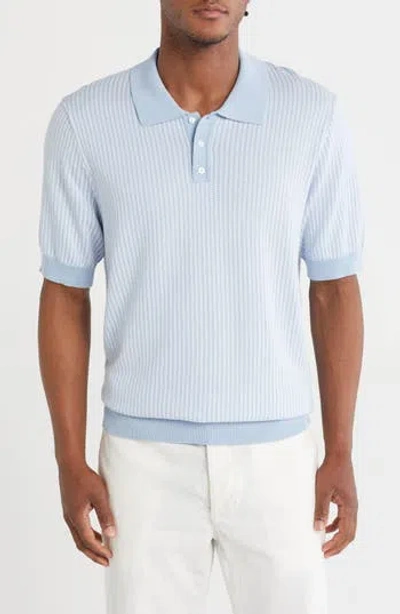 Truth Knit Polo In Blue