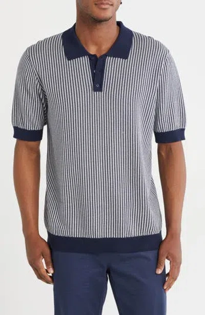 Truth Knit Polo In Blue