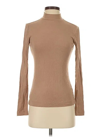 Pre-owned Truth Long Sleeve Turtleneck In Brown