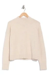 Truth Mock Neck Pullover Sweater In Neutral