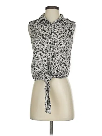 Pre-owned Truth Nyc Sleeveless Blouse In Gray