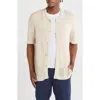 Truth Open Stitch Button-up Cardigan Sweater