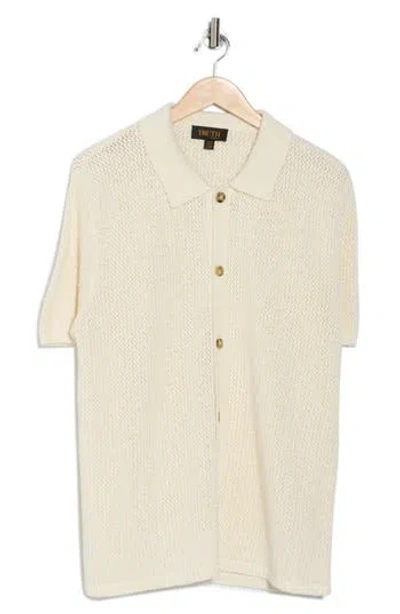 Truth Open Stitch Button-up Shirt