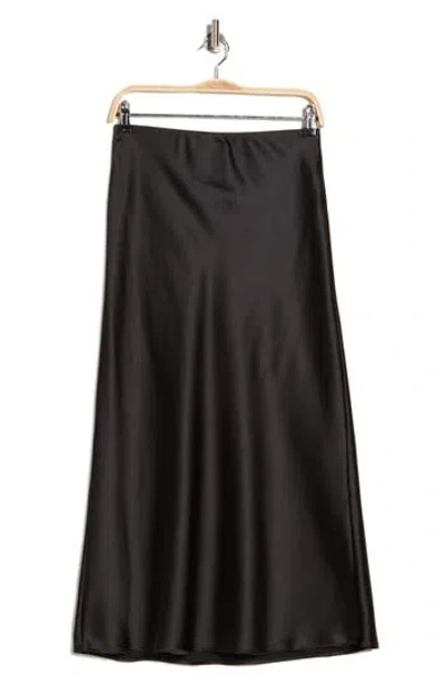 Truth Satin Skirt In Black