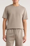Truth Scuba Knit Crewneck T-shirt In Neutral